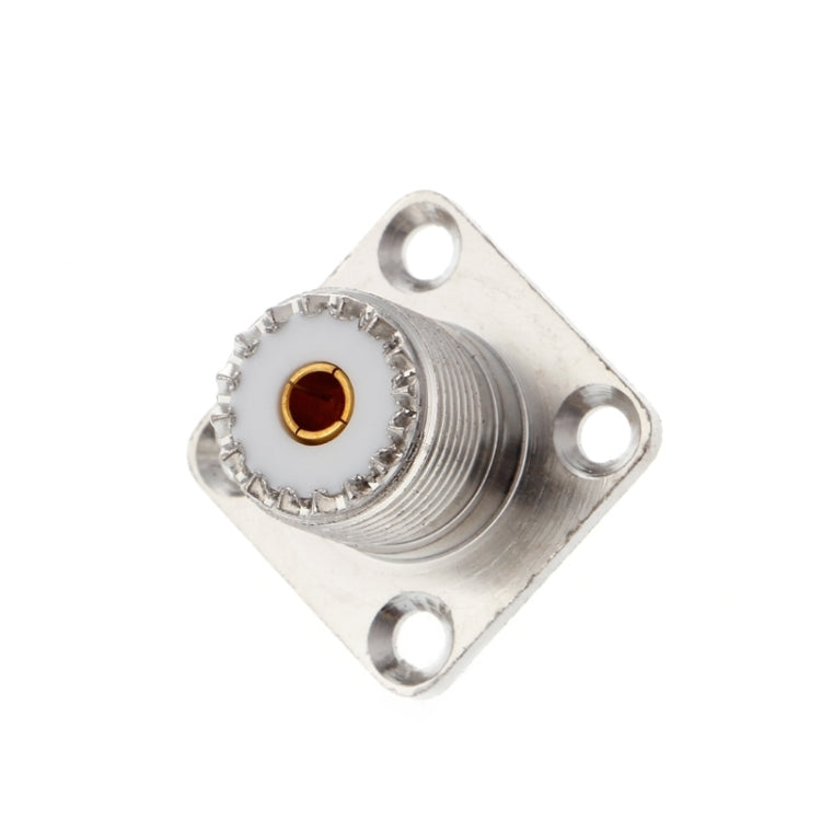 UHF Female SO239 Panel Chassis Mount Flange Cover Adapter UHF Female SO239 Panel Chassis Mount Flange Cover Adapter